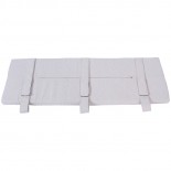 Moreton Light Grey Fabric Bench Seat Pad